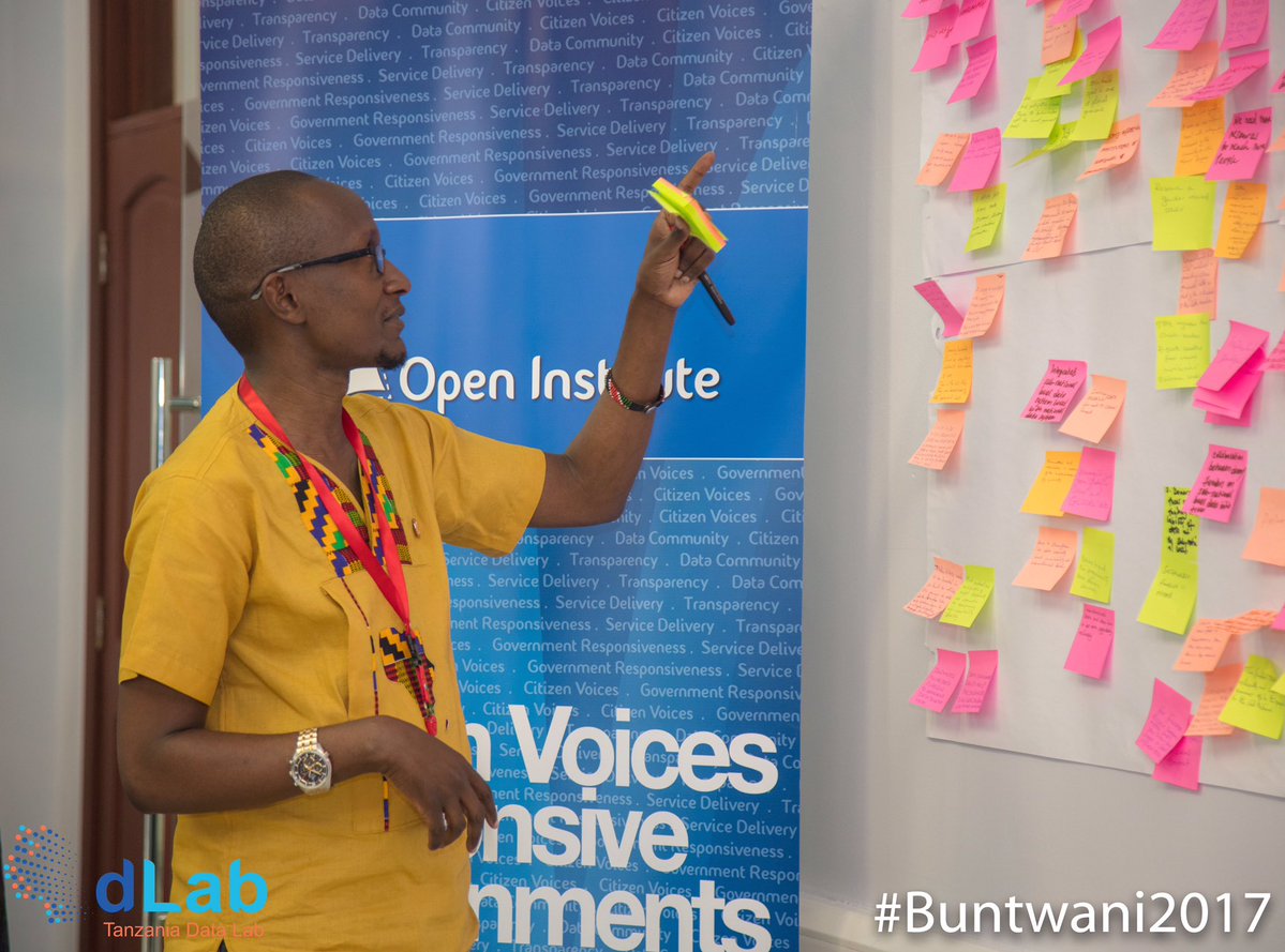 LDRI's Mr. MuchirI Nyaggah, facilitating a session at Buntwani 2017